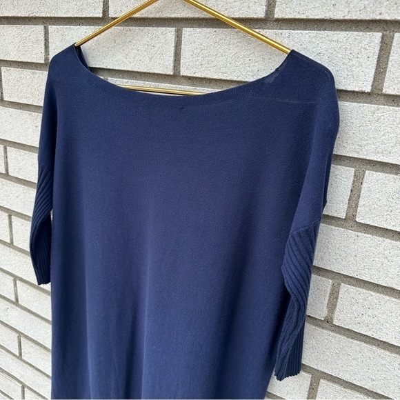 Peruvian Connection Rebelle Tunic Knit Sweater Ink Blue - Picture 5 of 8